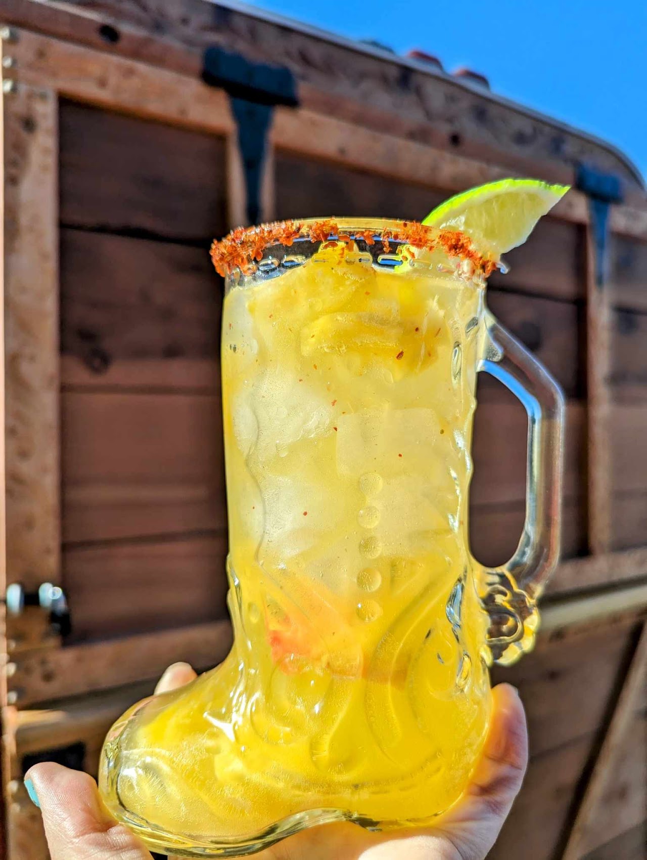 Glass Boot Drink